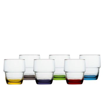 Scheepsservies Party Stapelbare Glazen Multikleur Ecozen Ant, Ophalen of Verzenden, Nieuw