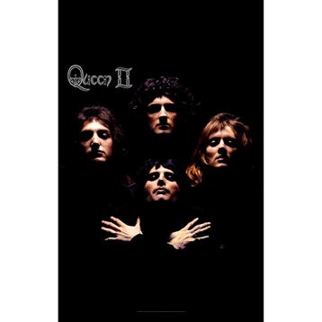 Queen - Queen II - Textielposter officiële merchandise, Ophalen of Verzenden, Nieuw, Poster, Artwork of Schilderij