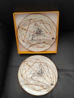 Laboratorio Paravicini - Bord (2) - Aardewerk - Zodiaco Leo, Antiek en Kunst