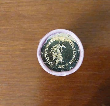Finland. 2 Euro 2022 Klimaforschung (25 coins) in roll