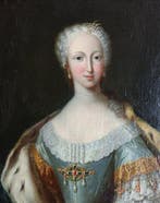 Andreas Möller (1684–1762), Navolger van - Ritratto Maria