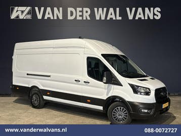 Ford Transit | 2.0 TDCI 130pk L4H3 Jumbo Euro6 Airco |, Gebruikt, Euro 6, Wit, Dealer onderhouden