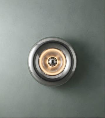 Luci Cinisello - Wandkandelaar - Mod. PL 449 - Staal, Chroom