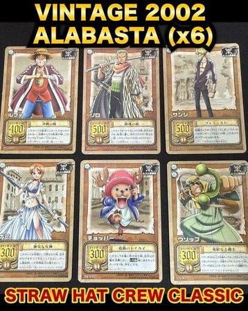 Bandai - 6 Card - One Piece - Monkey D. Luffy,Nami, Hobby en Vrije tijd, Nieuw