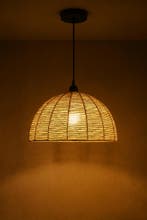 Hanglamp Touw / Rotan | 40CM | E27 fitting | TUTTI, Ophalen of Verzenden, Nieuw
