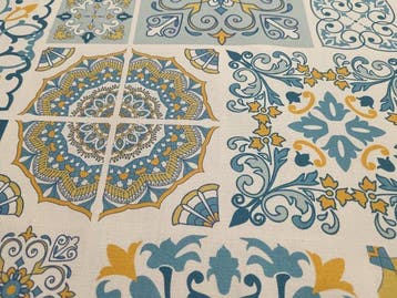 Bella Sicilia E 605 maat 5 × 1,60 m - Textiel - 500 cm - 160