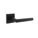 Deurklink Jura op vierkante massieve rozet 53x53x10mm rvs..., Ophalen of Verzenden, Nieuw, Rvs, Klink of Kruk