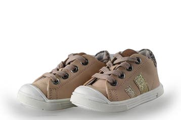 Jopper Sneakers Meisjes in maat 19 Beige, Verzenden, Schoenen, Zo goed als nieuw, Jongen of Meisje