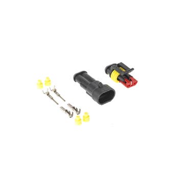Hermetische connector set - 12 tot 24 Volt - 2 pin, Auto-onderdelen, Ophalen of Verzenden, Nieuw