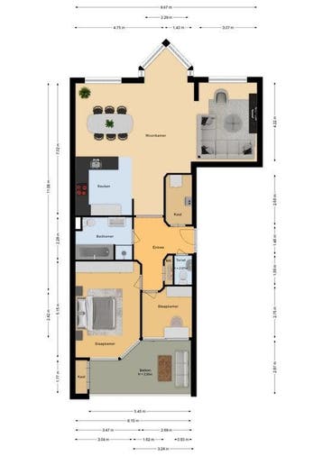Te huur: Appartement Waalkade in Nijmegen, Gelderland, Nijmegen, Appartement