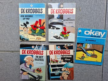 De Krobbels stripboeken door Piroton en Deliège., Complete serie of reeks, Verzenden, Gelezen