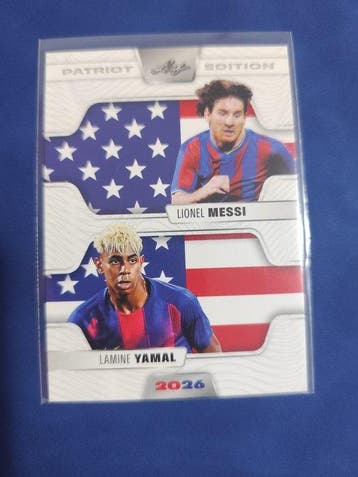 2026 Leaf Patriot Edition Lionel Messi, Lamine Yamal PD-17, Nieuw