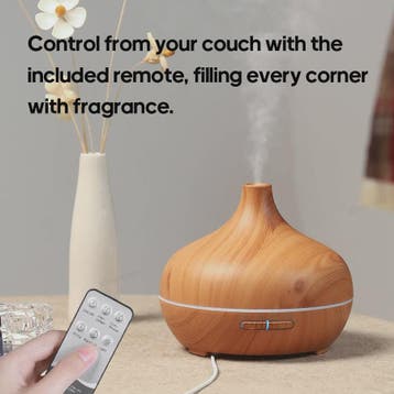 Houten Aroma Diffuser USB Luchtbevochtiger - Vernevelaar & L, Verzenden, Nieuw