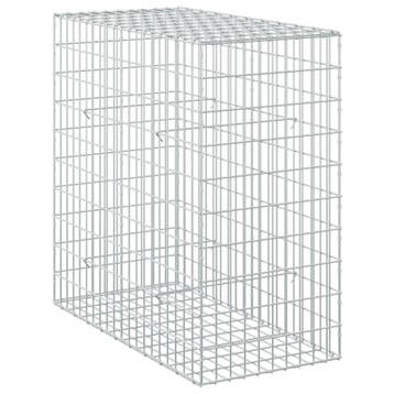 vidaXL Gabion met 5 mm Draad en 5x10 cm Gaas 50x100x100 cm, Verzenden, Nieuw, IJzer