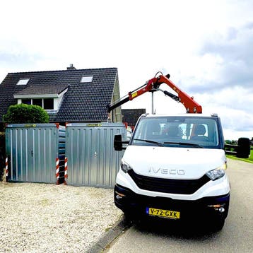 ACTIE! 2x 4m 32 kuub 16m2 opslagcontainer huren!