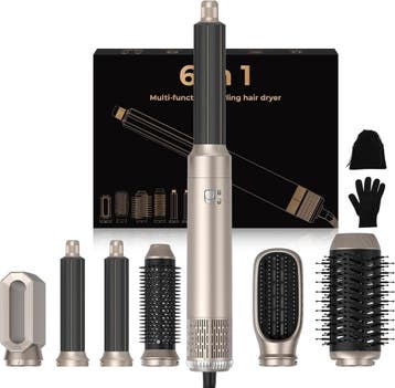 Air Styler 6-in-1 | Krullen & Volume | 51% Korting, Ophalen of Verzenden, Zo goed als nieuw, Haarverzorging