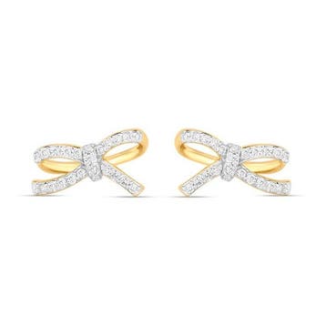 Zonder minimumprijs - Oorbellen Zilver, Verguld - 0.21ct., Nieuw