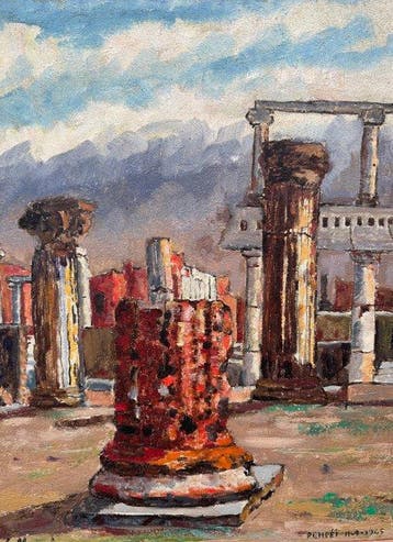 Eugène Masselus (1897-1998) - Pompeï (Italië), Antiek en Kunst