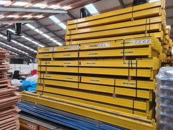 Jungheinrich Esmena palletstelling 1100mm diep, gebruikt -, Ophalen of Verzenden