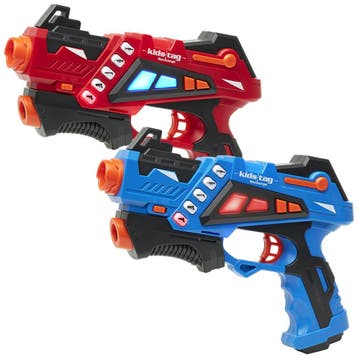 Oplaadbare laserguns kopen? 2 KidsTag Recharge laserguns, Ophalen of Verzenden, Nieuw