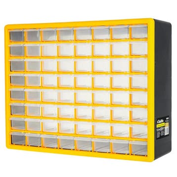 Keltin Kunststof lade-organizer 50 x 16 x 39 cm met 64 la..., Ophalen of Verzenden, Nieuw