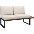 Tuinset Eliar, 4-delig, met aluminium frame - zwart, Verzenden, Nieuw