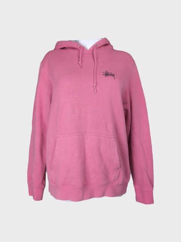 Stüssy Hoodie Dames maat M Roze, Maat 38/40 (M), Stüssy, Ophalen of Verzenden, Zo goed als nieuw