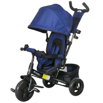 TRUUSK Kinderdreirad 6-in-1 - Abnehmbares Sonnendach - Kisse, Verzenden, Nieuw