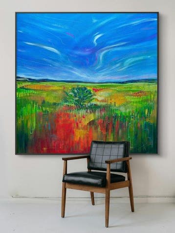 Luca Domiro - Wide Horizon - Large Original painting
