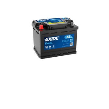 Exide Excell accu | EB621 | 12V 62Ah, Auto-onderdelen, Ophalen of Verzenden, Nieuw