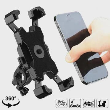 Universele Fiets & Motor Telefoonhouder - 360° Draaibaar, Sc