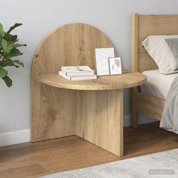 vidaXL Nachtkastje 2 st Artisanaal eiken 40 x 35,5 x 45,5 cm, Minder dan 45 cm, Verzenden, Nieuw, Minder dan 55 cm