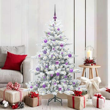 vidaXL Kunstmatige Inklapbare Kerstboom Wit 150 cm PVC en, Verzenden, Nieuw