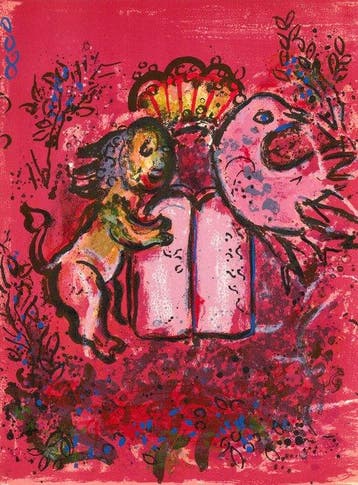 Marc Chagall (1887-1985), after - Tables de la Loi, Les