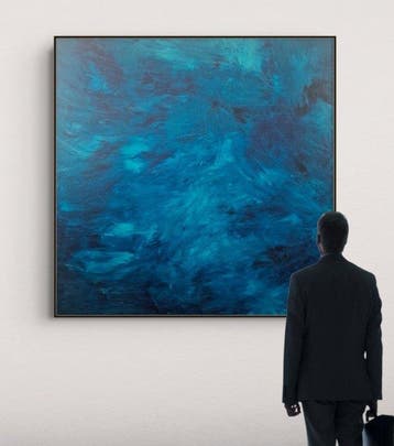Irina Morisch - Blue wave Nr.14 - XXL artwork-