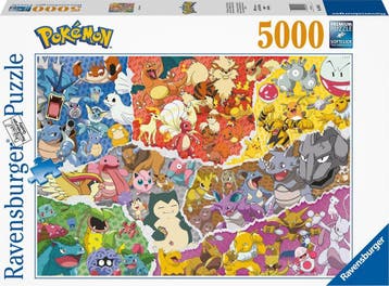 Ravensburger puzzel PokÃ©mon  - Legpuzzel - 5000 stukjes, Hobby en Vrije tijd, Ophalen of Verzenden, Nieuw