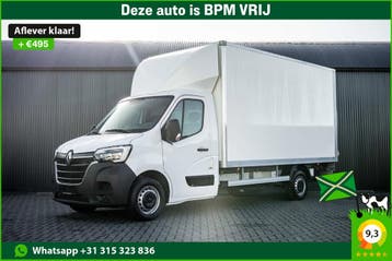 Renault Master 2.3dCi | Bakwagen met Laadklep | LED | Carpla, Stof, Gebruikt, Renault, Multifunctioneel stuurwiel
