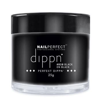 Nail Perfect  Dippn  #038 Black On Black  25gr, Verzenden, Nieuw