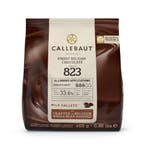 Callebaut Chocolade Callets Melk (823) 400g, Hobby en Vrije tijd, Taarten en Cupcakes maken, Verzenden, Nieuw
