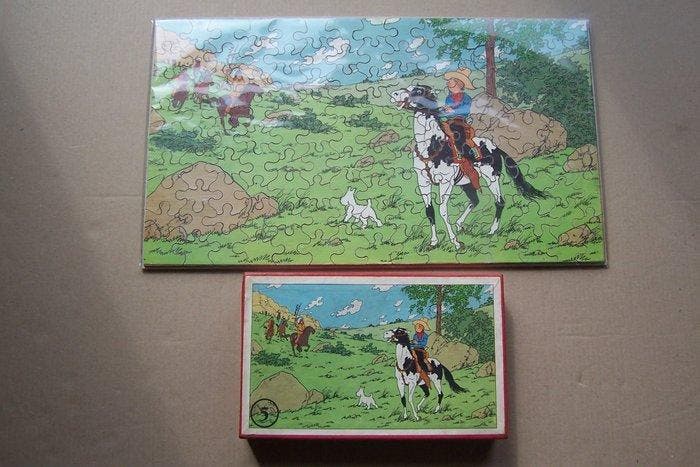 Kuifje in Amerika - Houten puzzel nr. 5 - Jaren 50 -, Boeken, Strips | Comics