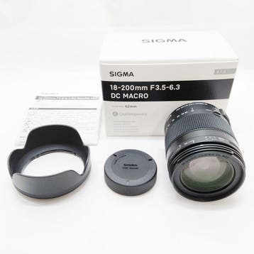 Sigma 18-200mm 1:3.5-6.3 DC MACRO Cameralens, Nieuw