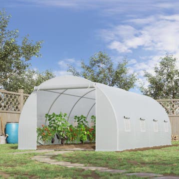 Ruime Tuinkas 18m² - 6x3x2m - Verstevigd Frame met 8 Ramen, Verzenden, Nieuw