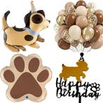 Honden cadeau- en snack pakket Happy Birthday bruin blauw, Verzenden, Nieuw