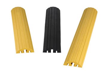 Slang -  en kabelbrug Ø 40 mm - Geel - Polyvinylchloride, Verzenden