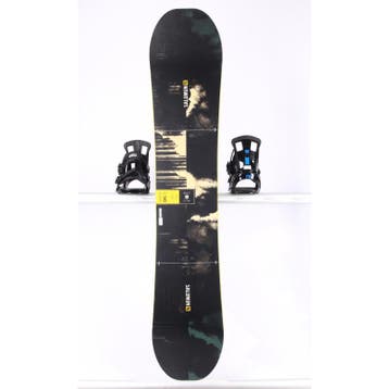160 snowboard SALOMON WILD CARD, Black/yellow, FLAT/rocker, Verzenden, Gebruikt