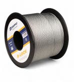 Staalkabel op rol -2.5 mm 150 meter op katrol, Verzenden, Nieuw