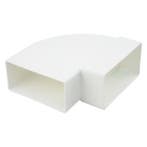 Ventilatie bocht | Starx | 110 x 54 mm (Horizontaal), Doe-het-zelf en Verbouw, Ventilatie en Afzuiging, Verzenden, Nieuw
