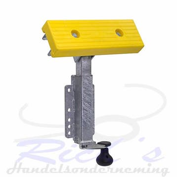 Opdraaisteun PREMIUM met geel kunststof kussen 100×300 mm, Ophalen of Verzenden, Nieuw