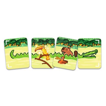 Djeco kaartspel Safari croco - kind van €11,99 voor €10,90, Ophalen of Verzenden, Nieuw