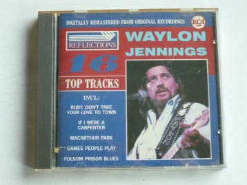 Waylon Jennings - 16 Top Tracks, Cd's en Dvd's, Ophalen of Verzenden, Zo goed als nieuw